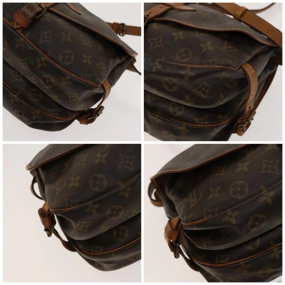 LOUIS VUITTON Monogram Saumur 30 Shoulder Bag M42256 LV Auth bs28187 - Picture 14 of 16